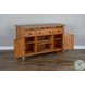 Willow Nest Natural Slate Beige Wood 3 Door Buffet