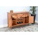 Willow Nest Natural Slate Beige Wood 3 Door Buffet