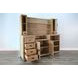 Walton Wheat Wall Bar with Hutch and USB Charging