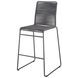 Kai Charcoal And Gunmetal Upholstered Bar Stool Set of 2