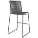 Kai Charcoal And Gunmetal Upholstered Bar Stool Set of 2