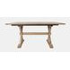 Carlyle Crossing Medium Brown 78" Extendable Rectangular Counter Height Dining Table