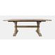 Carlyle Crossing Medium Brown 78" Extendable Rectangular Dining Table