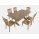 Carlyle Crossing Medium Brown 7 Piece Dining Set