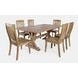 Carlyle Crossing Medium Brown 7 Piece Dining Set