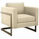 Winthrop Beige Upholstered Lounge Chair