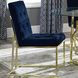 Starlight Ink Blue Velvet Dining Chair Set Of 2
