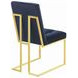 Starlight Ink Blue Velvet Dining Chair Set Of 2