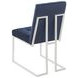 Starlight Matte Ink Blue Velvet Dining Chair Set Of 2