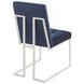 Starlight Matte Ink Blue Velvet Dining Chair Set Of 2