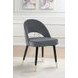 Lindsey Grey Arched Back Upholstered Side Chair Set of 2
