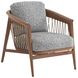 Palm Desert Davita Gray Upholstered Accent Chair