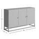 Astral Plains Grey Wash 3 Door Accent Cabinet