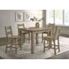 Cardova Vineyard Oak Square Counter Height Dining Room Set