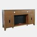 Fairview Oak Dark Brown 60" TV Stand with Electric Fireplace