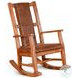 Crimson Ridge Rustic Oak Rocking Chair