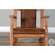 Crimson Ridge Rustic Oak Rocking Chair