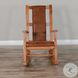 Crimson Ridge Rustic Oak Rocking Chair