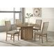 Adina Distressed Light Brown Round Dining Room Set