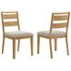 Duncan Oatmeal Upholstered Side Chair Set of 2