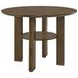 Ottowa Brown Round Counter Height Dining Room Set