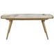 Croyden Weathered Natural and Off White 73" Rectangular Dining Table