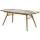Croyden Weathered Natural and Off White 73" Rectangular Dining Table