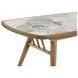 Croyden Weathered Natural and Off White 73" Rectangular Dining Table