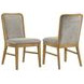 Croyden Gray Upholstered Side Chair Set of 2