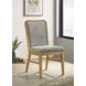 Croyden Gray Upholstered Side Chair Set of 2