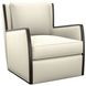 Delancey Beige Upholstered Swivel Chair