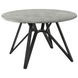 Neil Concrete And Gunmetal Dining Table