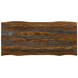 Neve Sheesham Grey And Gunmetal Live Edge Dining Table