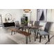 Neve Sheesham Grey And Gunmetal Live Edge Dining Table