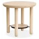 Sunset Cove Sanibel Brown Round End Table