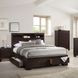 Madison II Espresso Queen Bookcase and Storage Bed
