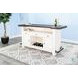 Autumn Echo White 78" Farmhouse Wood Home Bar
