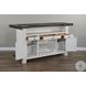 Autumn Echo White 78" Farmhouse Wood Home Bar