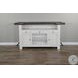 Autumn Echo White 78" Farmhouse Wood Home Bar