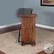 Golden Hearth Medium Brown 78" Farmhouse Wood Home Bar