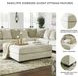 Rawcliffe Parchment Oversized Accent Ottoman