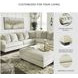 Rawcliffe Parchment 3 Piece LAF Sectional