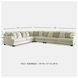 Rawcliffe Parchment 4 Piece Sectional