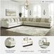 Rawcliffe Parchment 4 Piece Sectional