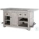 Maple Haze Gray 80" Traditional Wood Home Bar