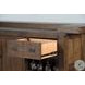 Autumn Echo Dark Brown 80" Traditional Wood Home Bar