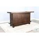 Autumn Echo Dark Brown 80" Traditional Wood Home Bar