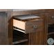Autumn Echo Dark Brown 80" Traditional Wood Home Bar