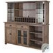 Velden Hollow Natural 4 Door Buffet and Bar Hutch