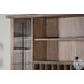 Velden Hollow Natural 4 Door Buffet and Bar Hutch